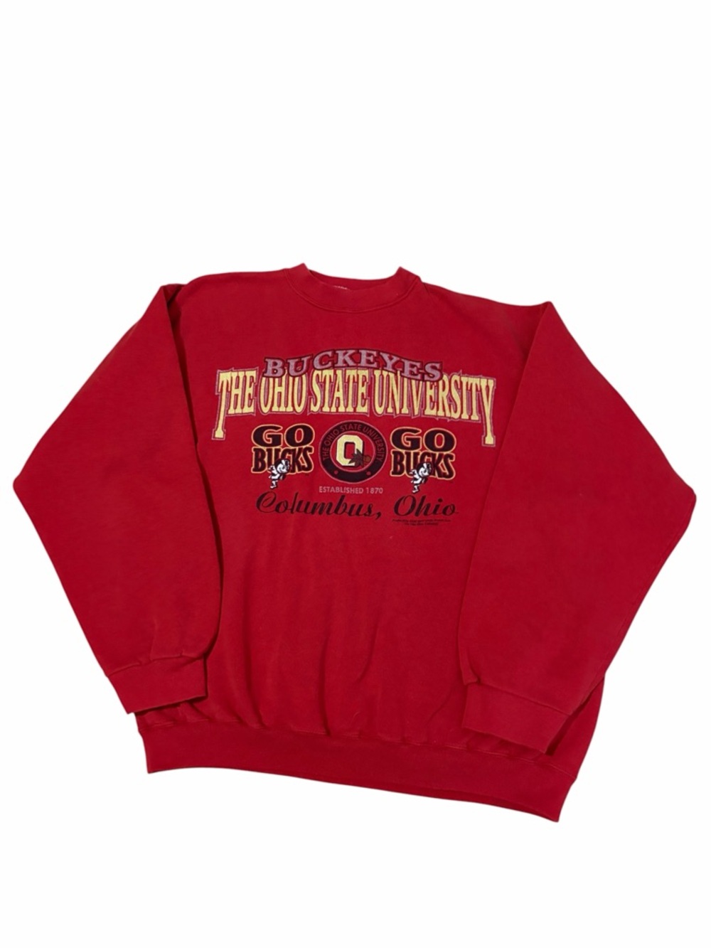 VTG 20/20 Sport Ohio State Buckeyes College Sweatshirt Adult XL USA 90s Retro